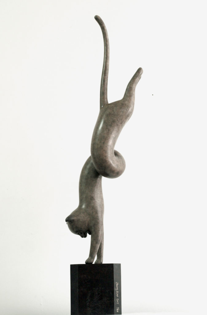 1.轉運貓-Lucky-Cat-雕塑，铸铜-热着色-60×14×25cm-2021（2--674x1024.jpg